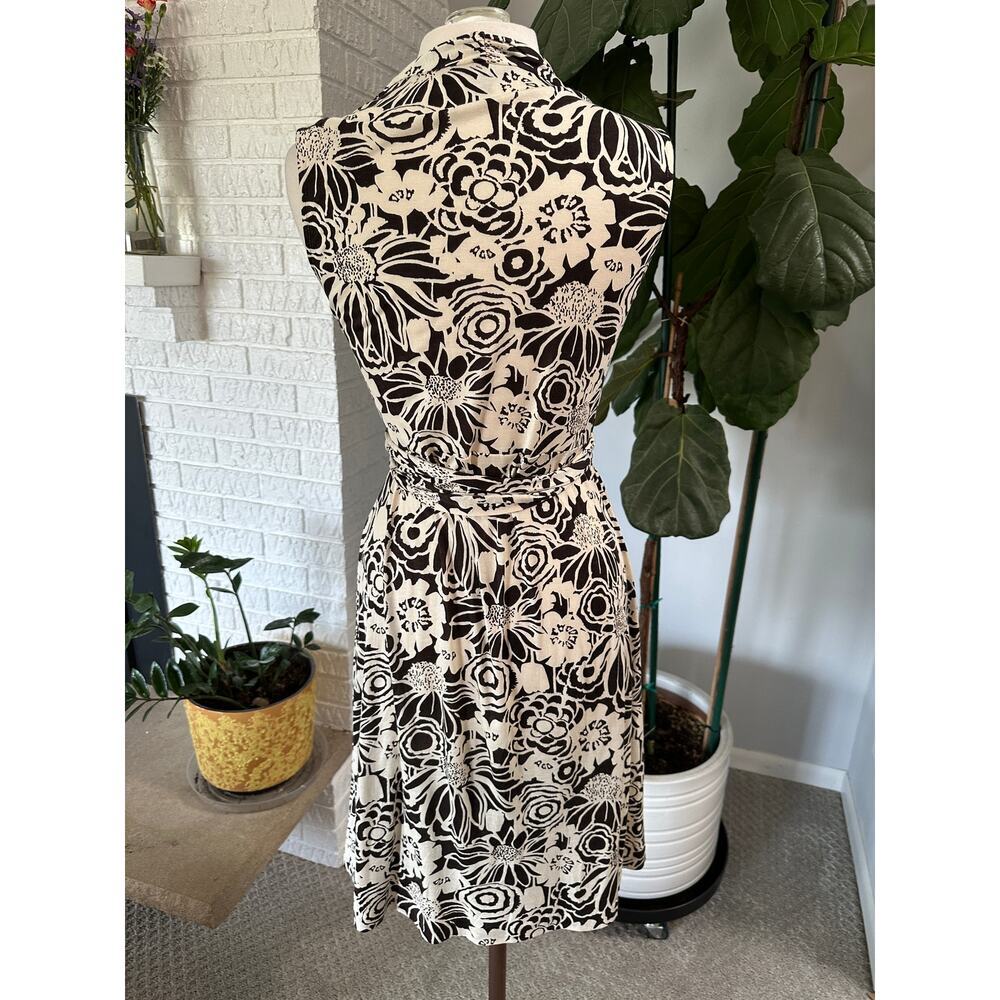 Banana Republic Women Wrap‎ Dress Silk Linen Blend Phoebe Set Y2K Preppy - Picture 7 of 16